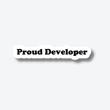 Proud Developer