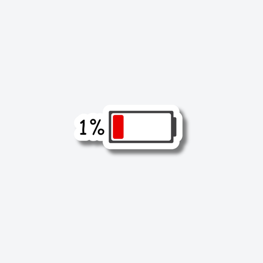 1% Battery